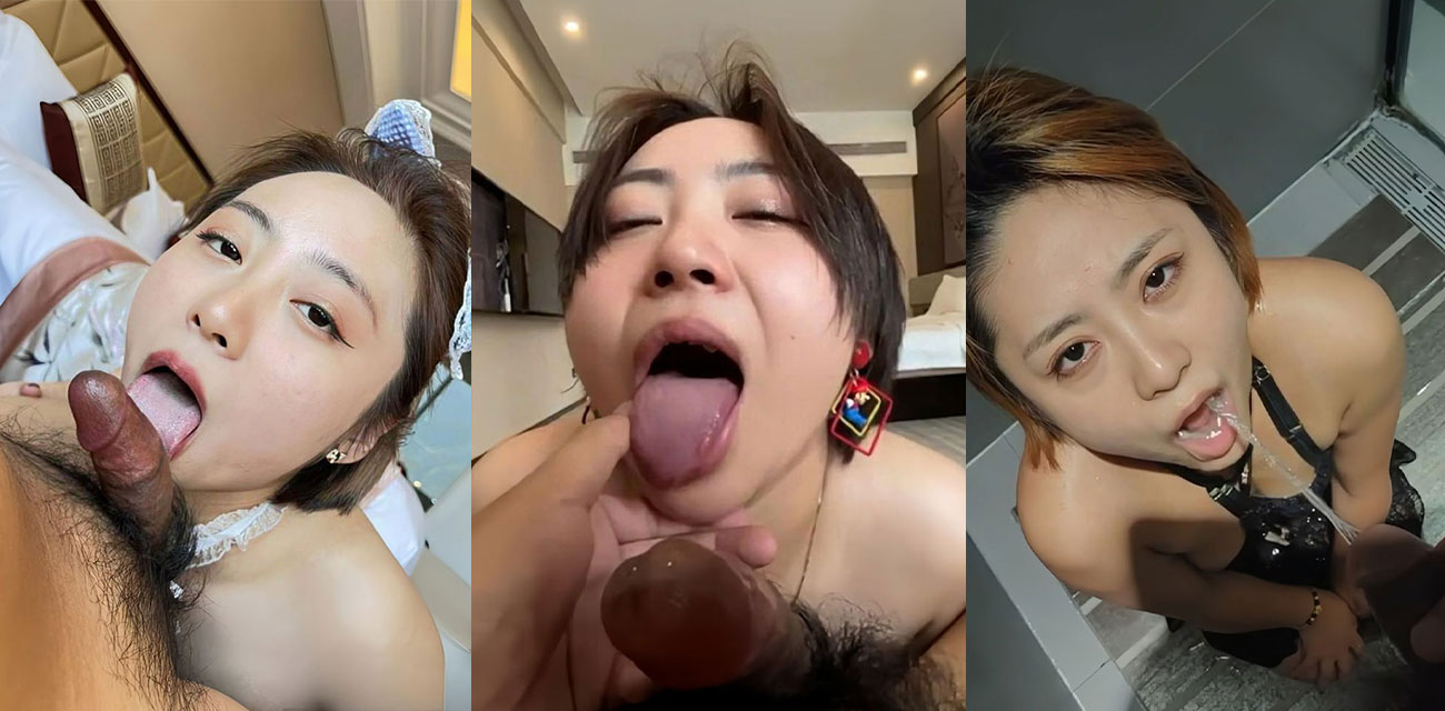 甘肃极品母狗【张秀娜】酒店3P调教狂欢视频流出，跪爬深喉口交张嘴接尿贱到爆炸